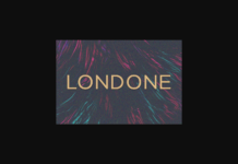 Londone Font Poster 1