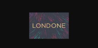 Londone Font Poster 1
