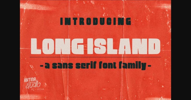 Long Island Font Poster 3