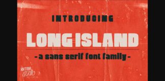 Long Island Font Poster 1