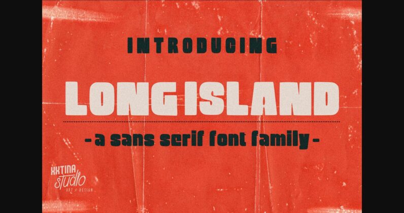 Long Island Font Poster 1