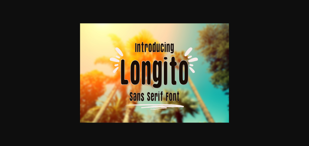 Longito Font Poster 1