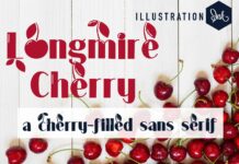 Longmire Cherrry Font Poster 1