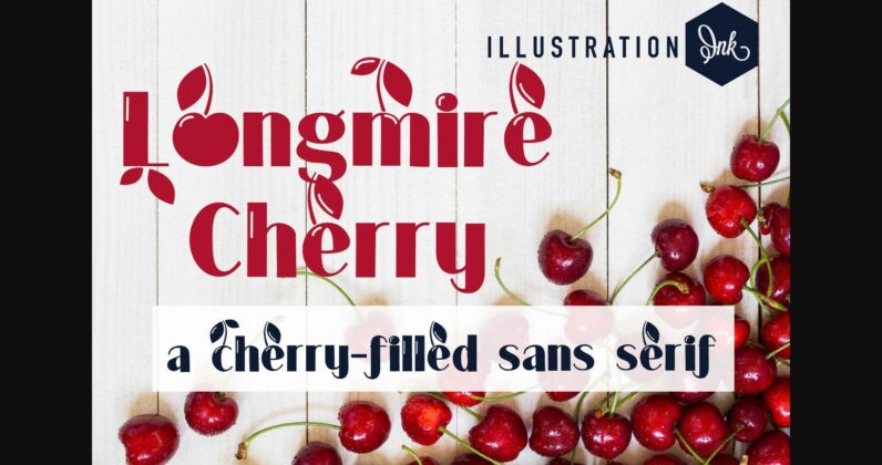 Longmire Cherrry Font Poster 1