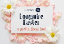 Longmire Easter Font Poster 1