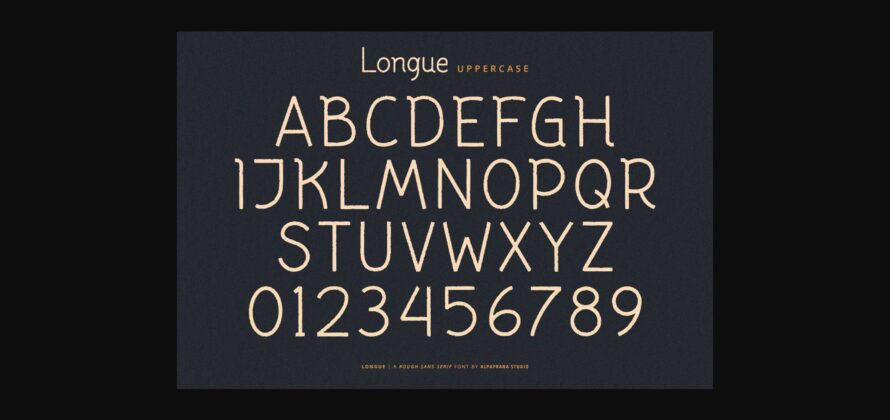 Longue Font Poster 11