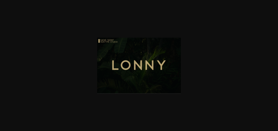 Lonny Font Poster 3