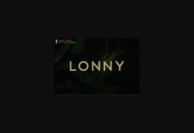 Lonny Font Poster 1