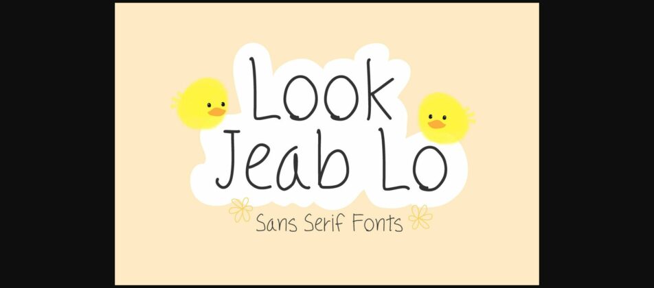 Look Jeab Lo Font Poster 3