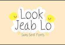 Look Jeab Lo Font Poster 1