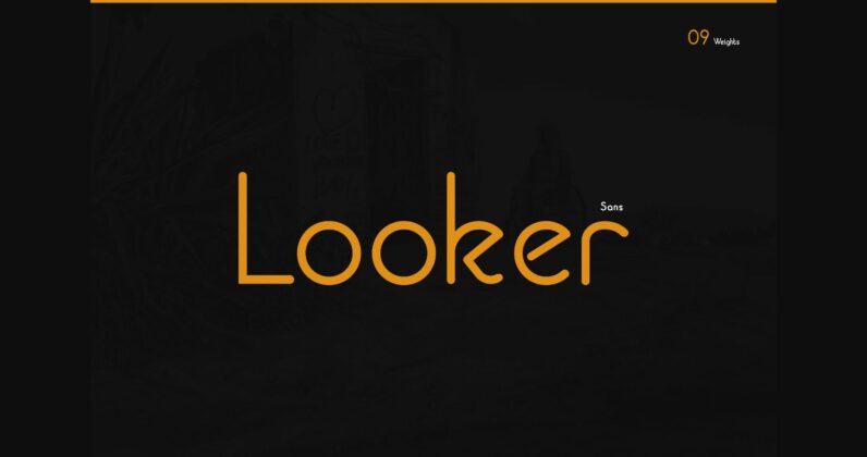 Looker Font Poster 3