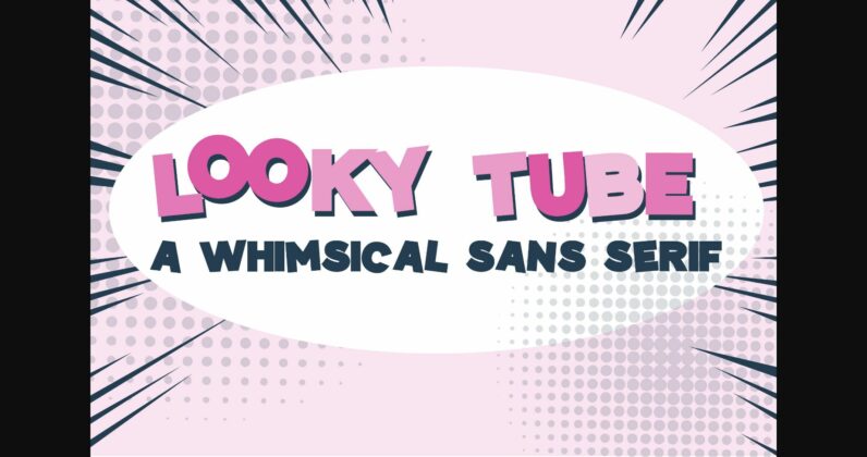 Looky Tube Font Poster 3