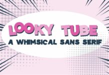 Looky Tube Font Poster 1