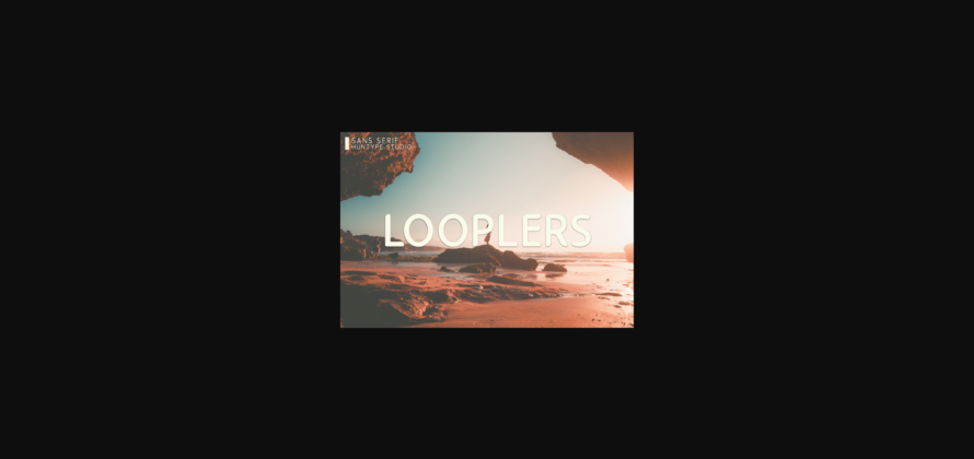 Looplers Font Poster 3