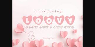 Loovy Font Poster 1