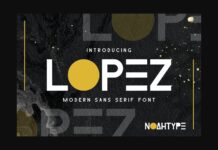 Lopez Font Poster 1