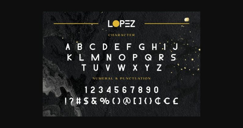 Lopez Font Poster 6