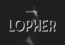 Lopher Font Poster 1