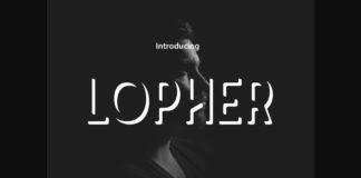 Lopher Font Poster 1