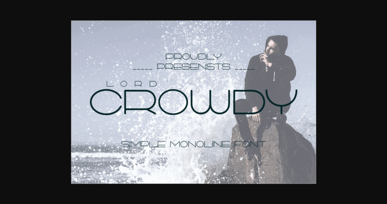 Lord Crowdy Font Poster 3