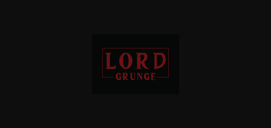Lord Grunge Font Poster 4