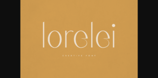 Lorelei Font Poster 1