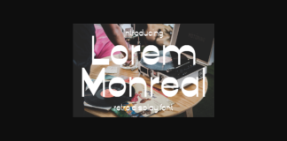 Lorem Monreal Font Poster 1