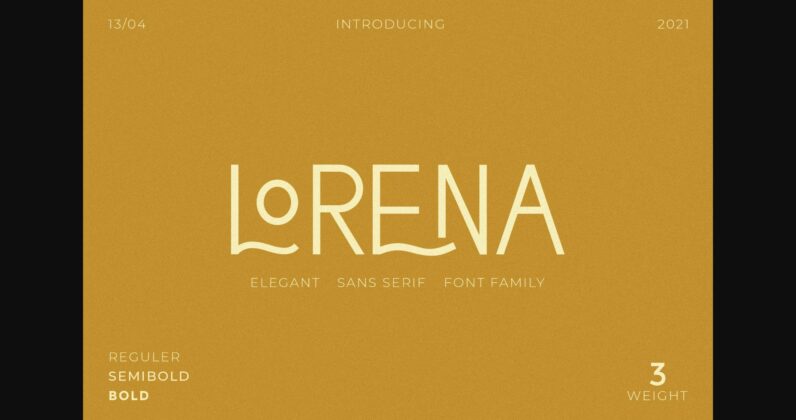 Lorena Font Poster 3