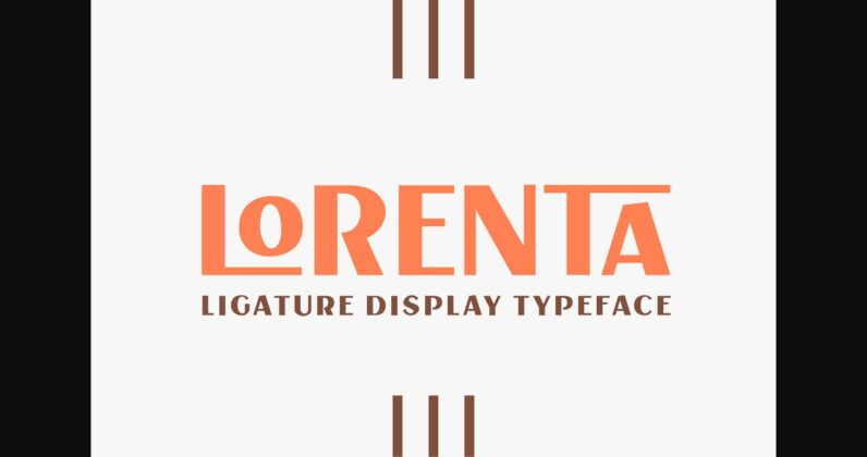 Lorenta Font Poster 3