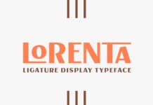 Lorenta Font Poster 1