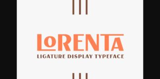 Lorenta Font Poster 1