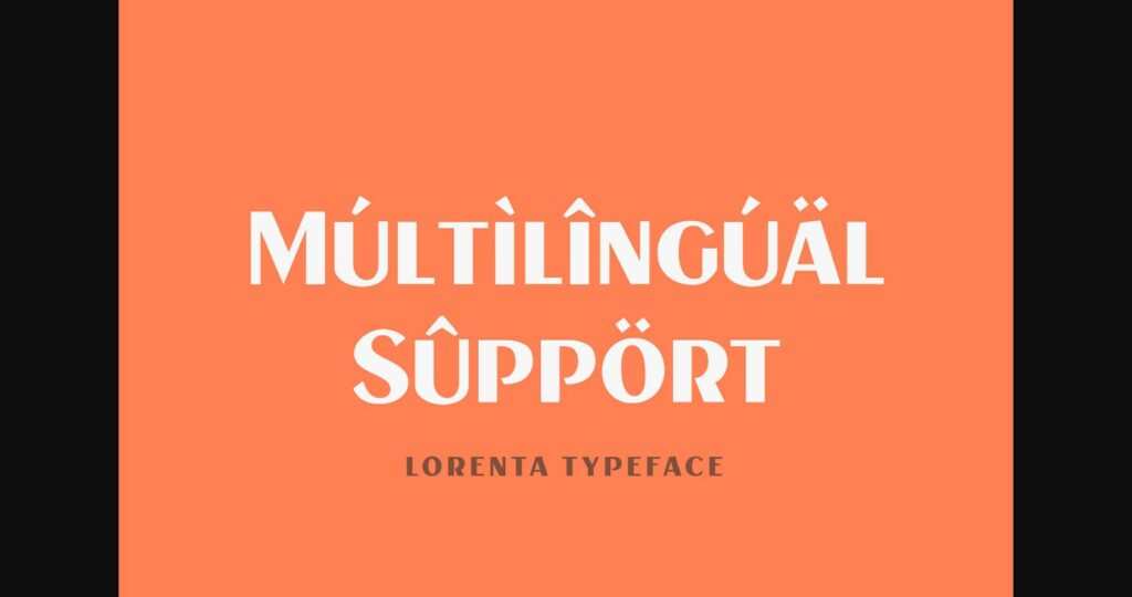 Lorenta Font Poster 8