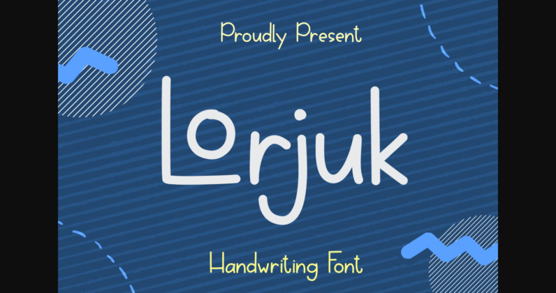 Lorjuk Font Poster 3