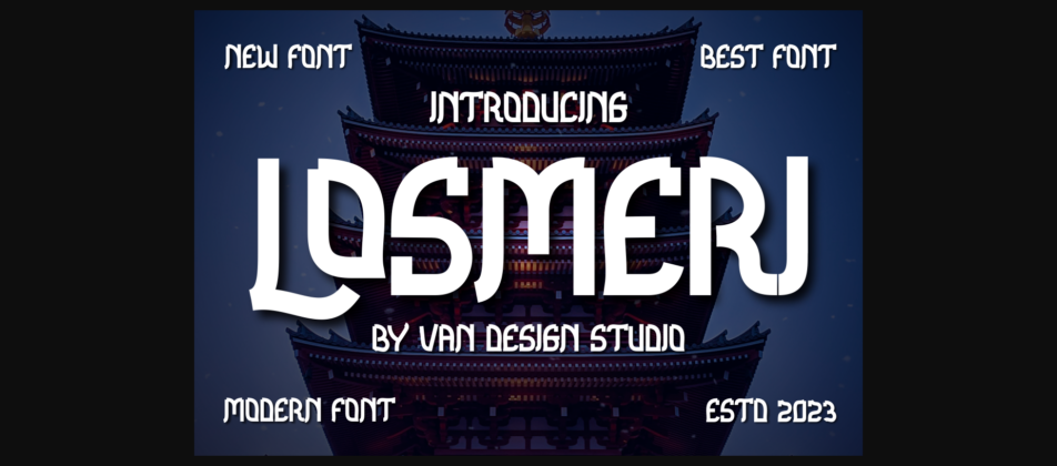 Losmeri Font Poster 3