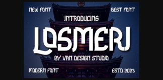 Losmeri Font Poster 1