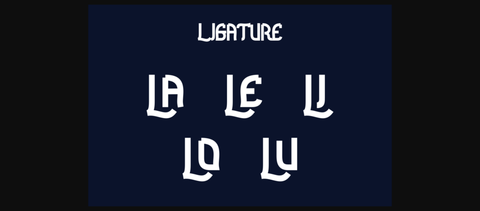 Losmeri Font Poster 7