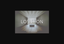 Losthon Font Poster 1