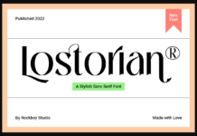 Lostorian Font Poster 1