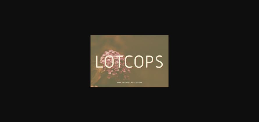 Lotcops Font Poster 3