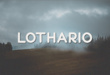 Lothario Font Poster 1