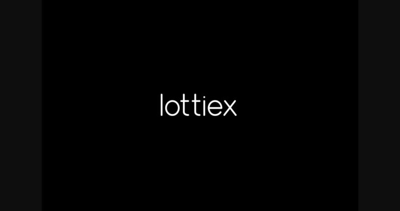 Lottiex Font Poster 3