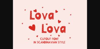 Lova Lova Font Poster 1