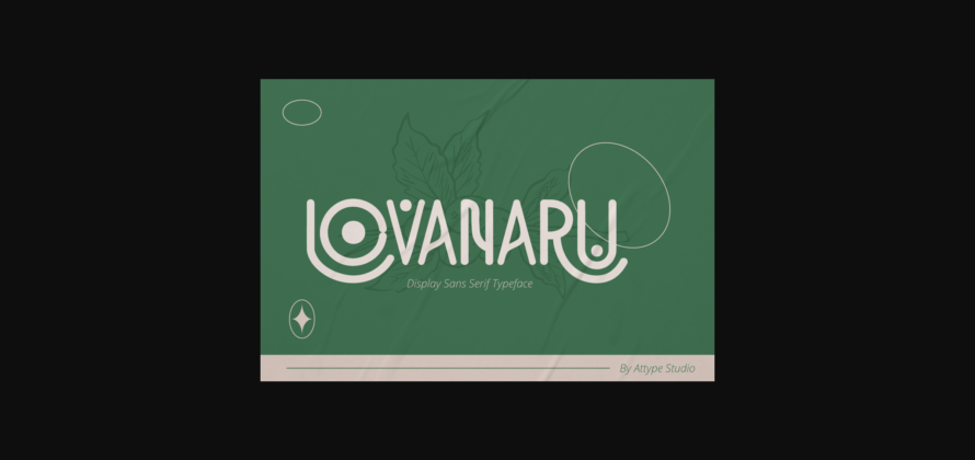 Lovanaru Font Poster 3