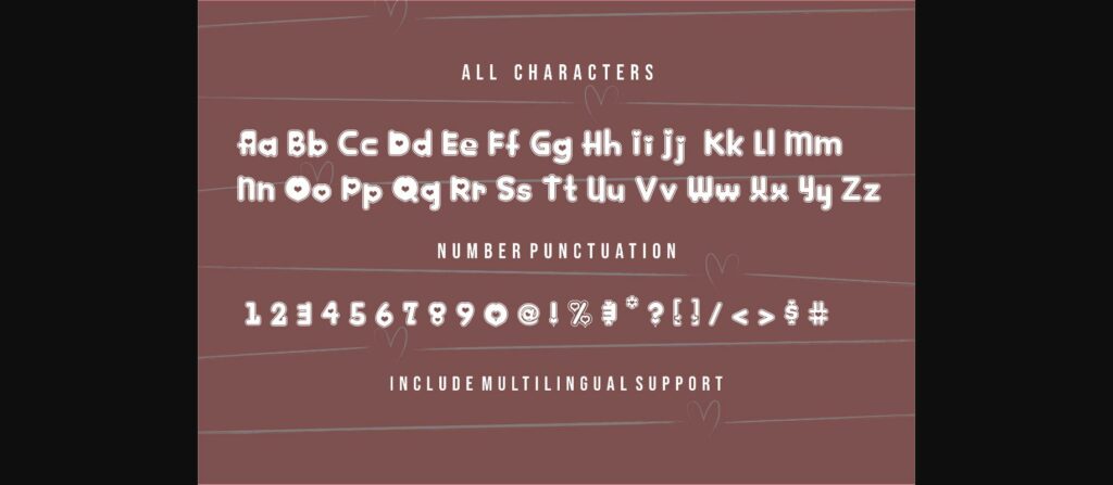 Love Bird Font Poster 7