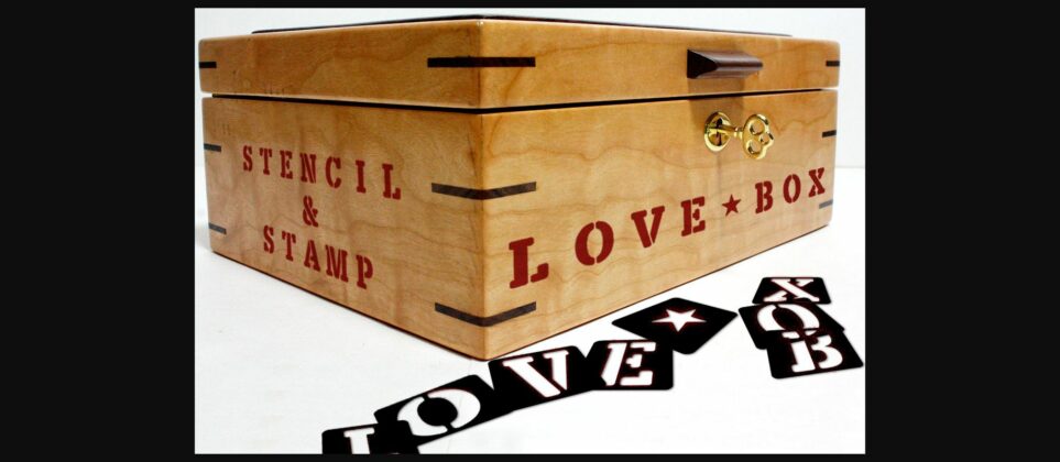 Love Box Font Poster 3