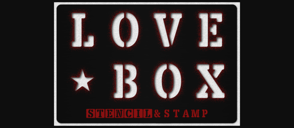 Love Box Font Poster 4