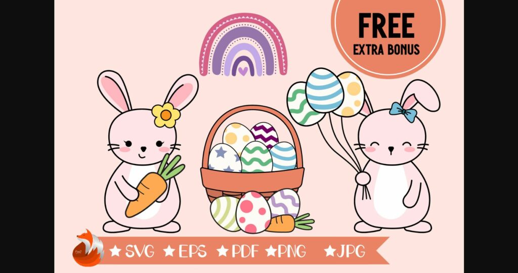 Love Bunny Font Poster 9