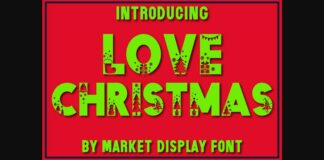 Love Christmas Font Poster 1