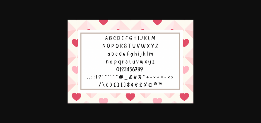 Love Day Font Poster 4