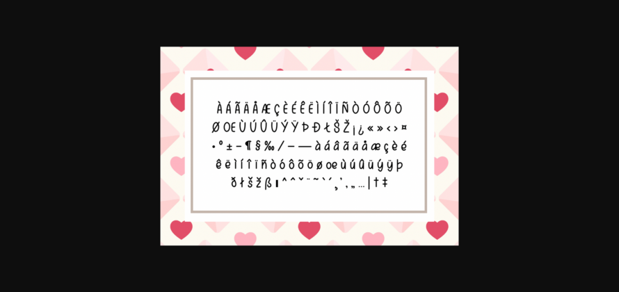 Love Day Font Poster 5